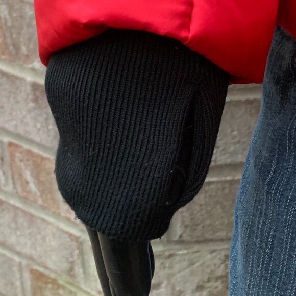 Nautica Red Puffer Water Resistant Midweight Jacket Sz S - Picture 8 of 16